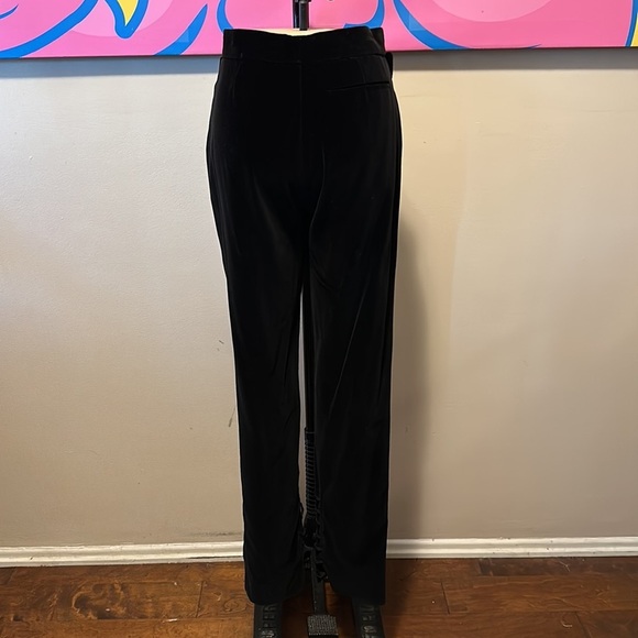 Yves Saint Laurent Velvet Lace Up Evening Pants Tuxedo - Picture 7 of 11